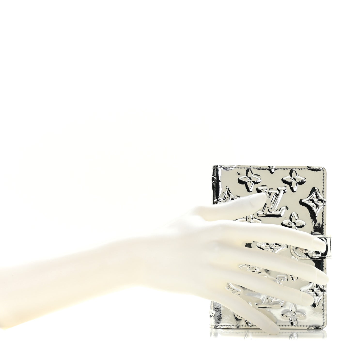 Monogram Miroir Small Ring Agenda Silver