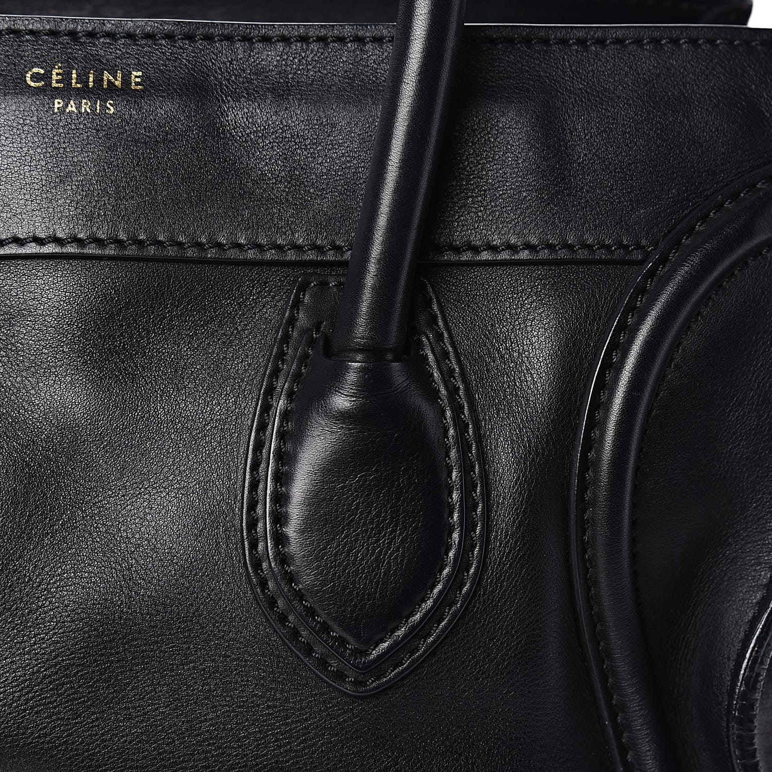 Celine Smooth Calfskin Mini Luggage Black 19 of 29