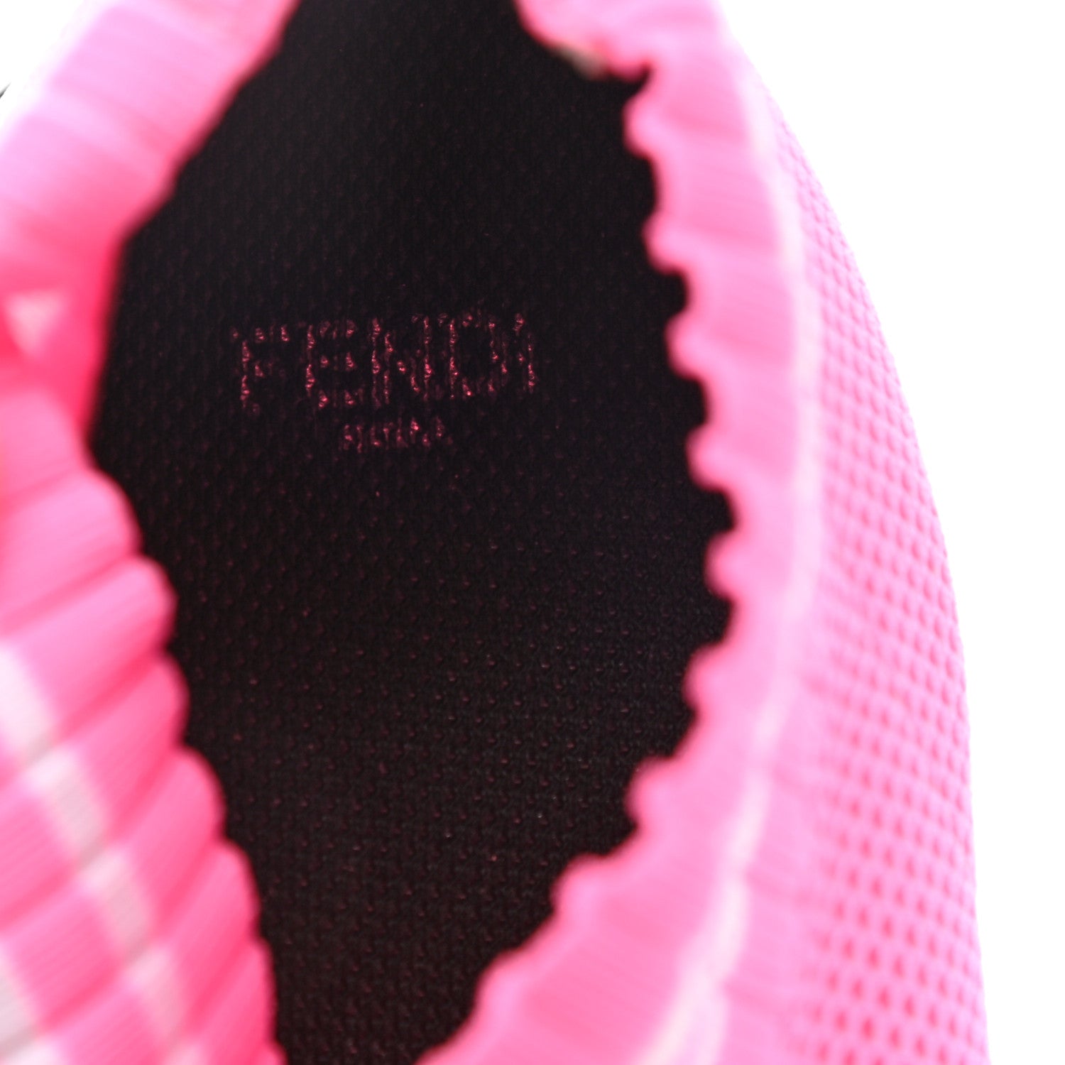 Fendi Stretch Yarn Stiff Band Rockoko Sneakers 37 Pink 7 of 7