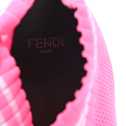 Fendi Stretch Yarn Stiff Band Rockoko Sneakers 37 Pink 7 of 7