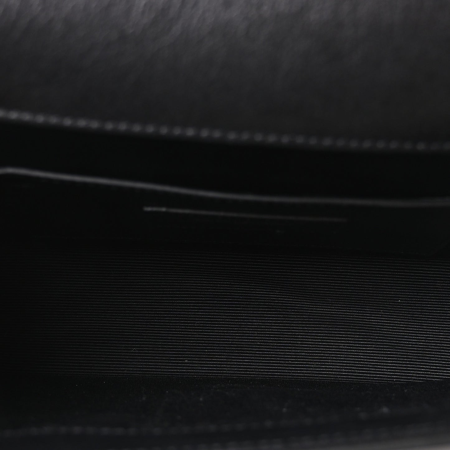 Calfskin Fringe Small Monogram Satchel Black