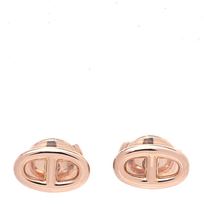 Hermes 18K Rose Gold TPM Farandole Stud Earrings 1 of 6