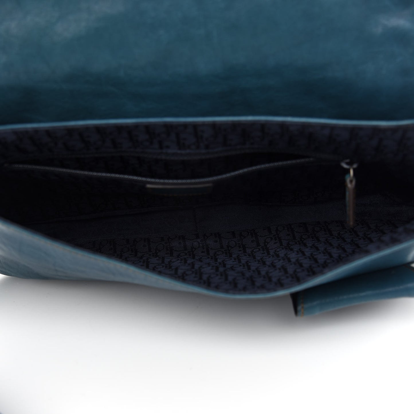Calfskin Medium Gaucho Double Saddle Bag Dark Blue
