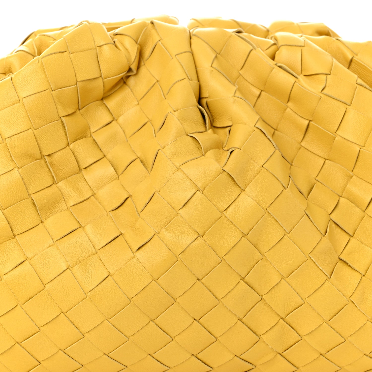 Bottega Veneta Nappa Maxi Intrecciato The Pouch Oversized Clutch  Corn 7 of 9