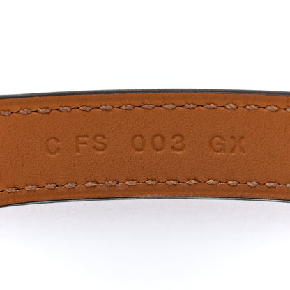 Hermes Swift Kelly Double Tour Bracelet T2 Etoupe 5 of 7