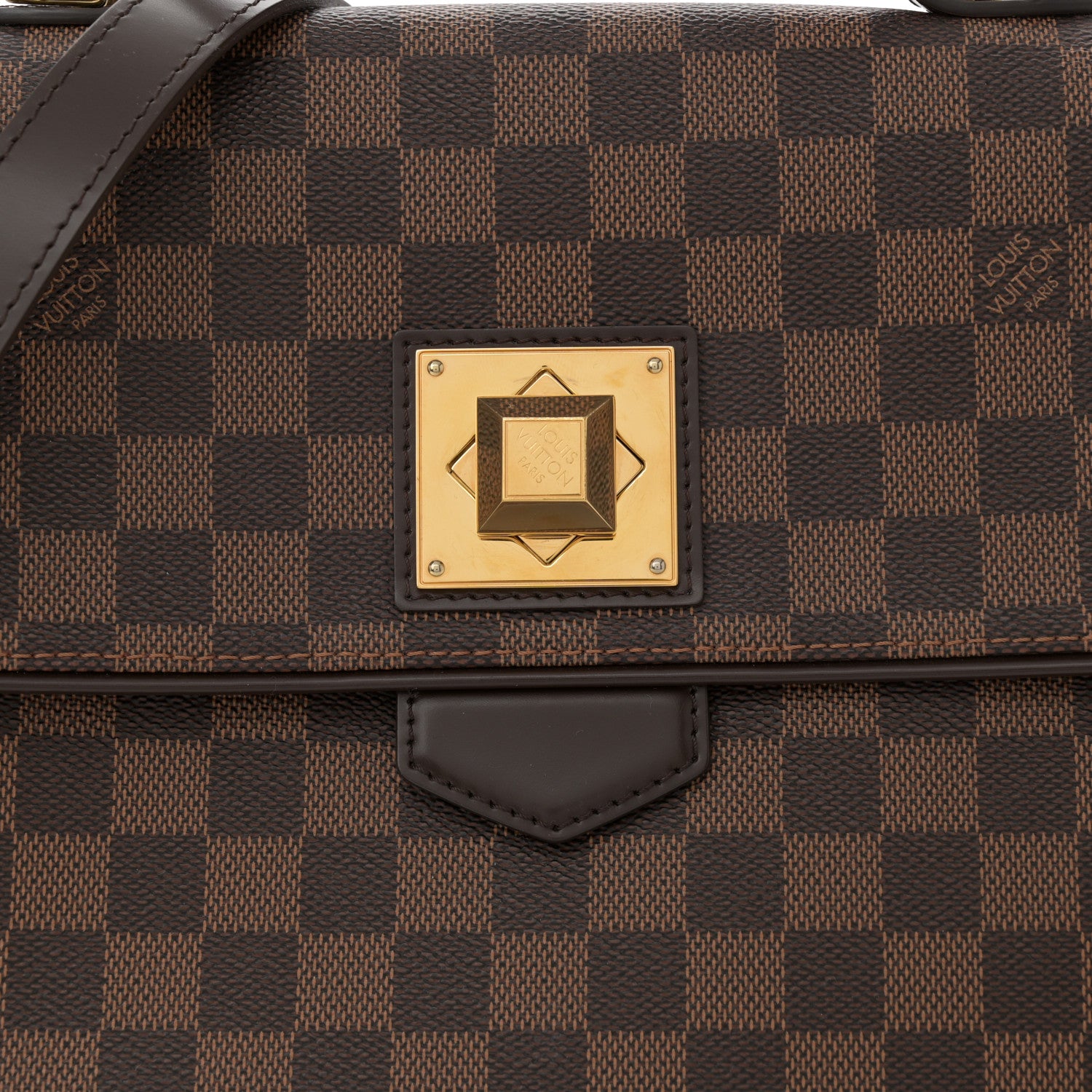 Louis Vuitton Damier Ebene Bergamo MM 8 of 10