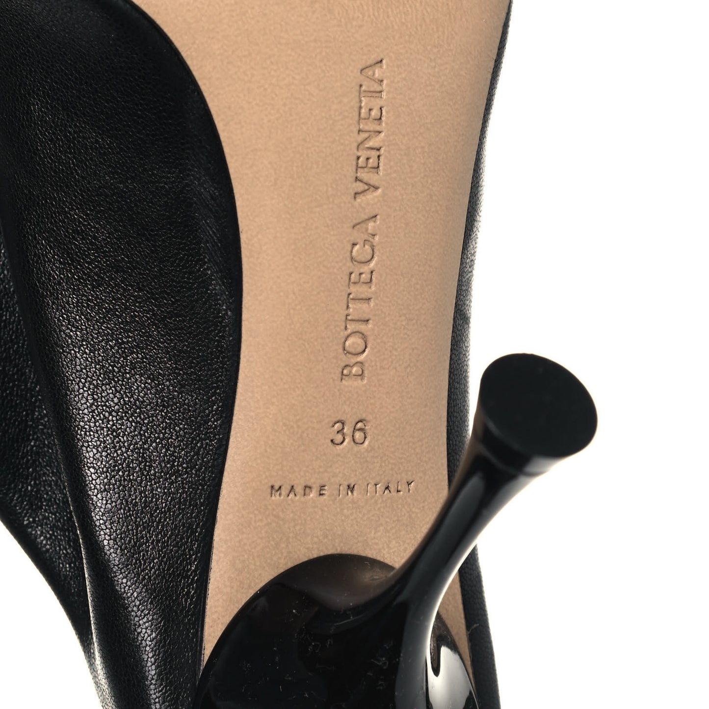 Stretch Nappa Dot Pumps 36 Black