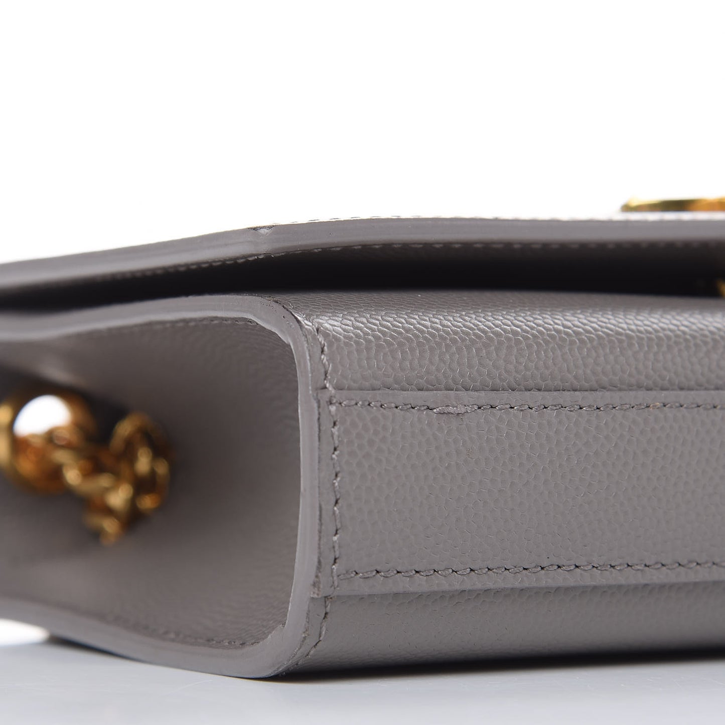 Grain De Poudre Small Monogram Kate Satchel Fog