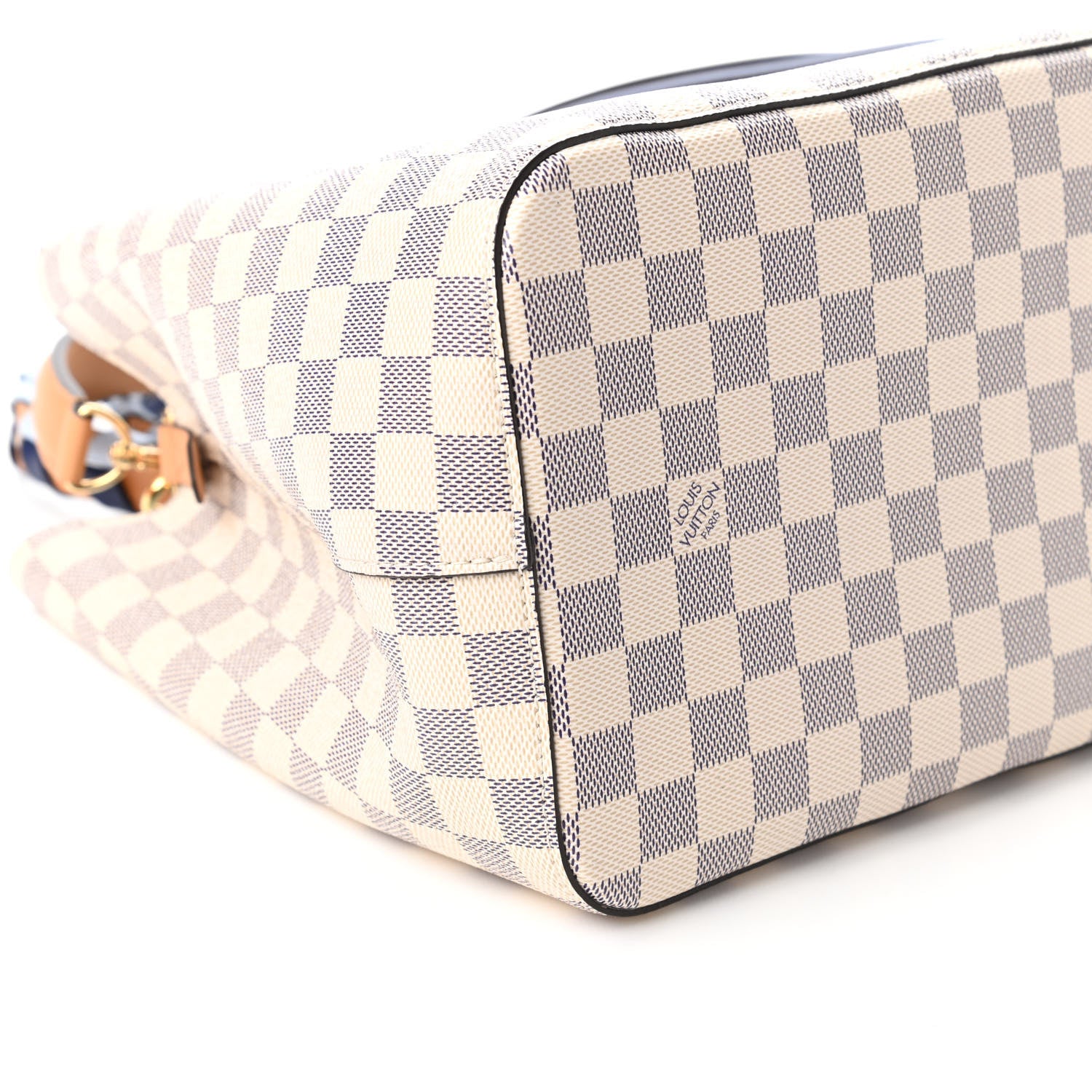 Louis Vuitton Damier Azur Braided Neonoe MM Blue 6 of 11