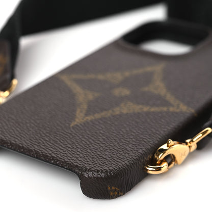 Louis Vuitton Monogram Bumper On Strap iPhone 13 Pro Black 5 of 7