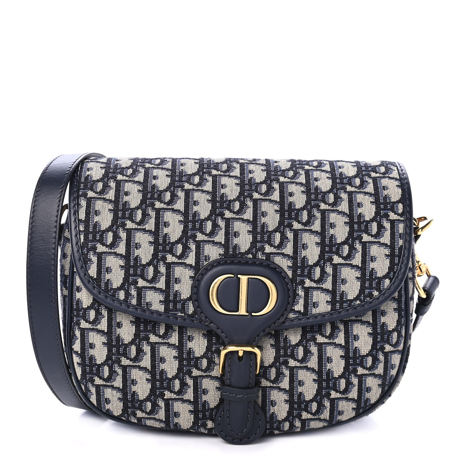 Christian Dior Oblique Medium Bobby Flap Blue 1 of 4
