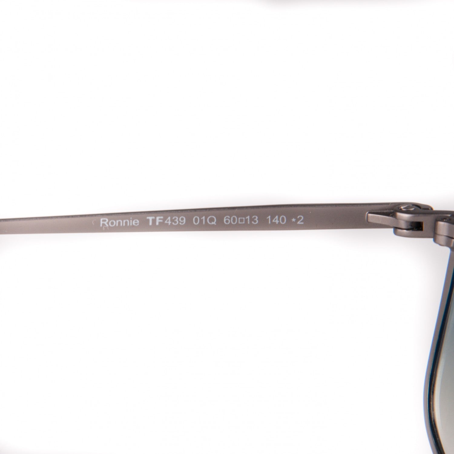 Tom Ford Ronnie Aviator Sunglasses TF439 Black Silver 5 of 7