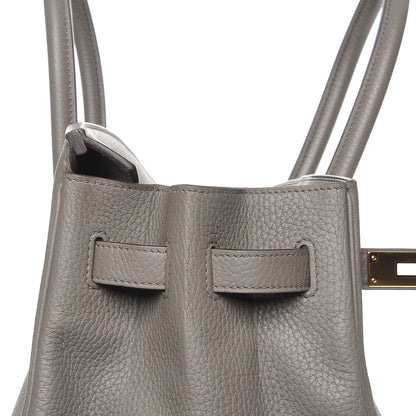 Hermes Togo Birkin 35 Etain 14 of 28