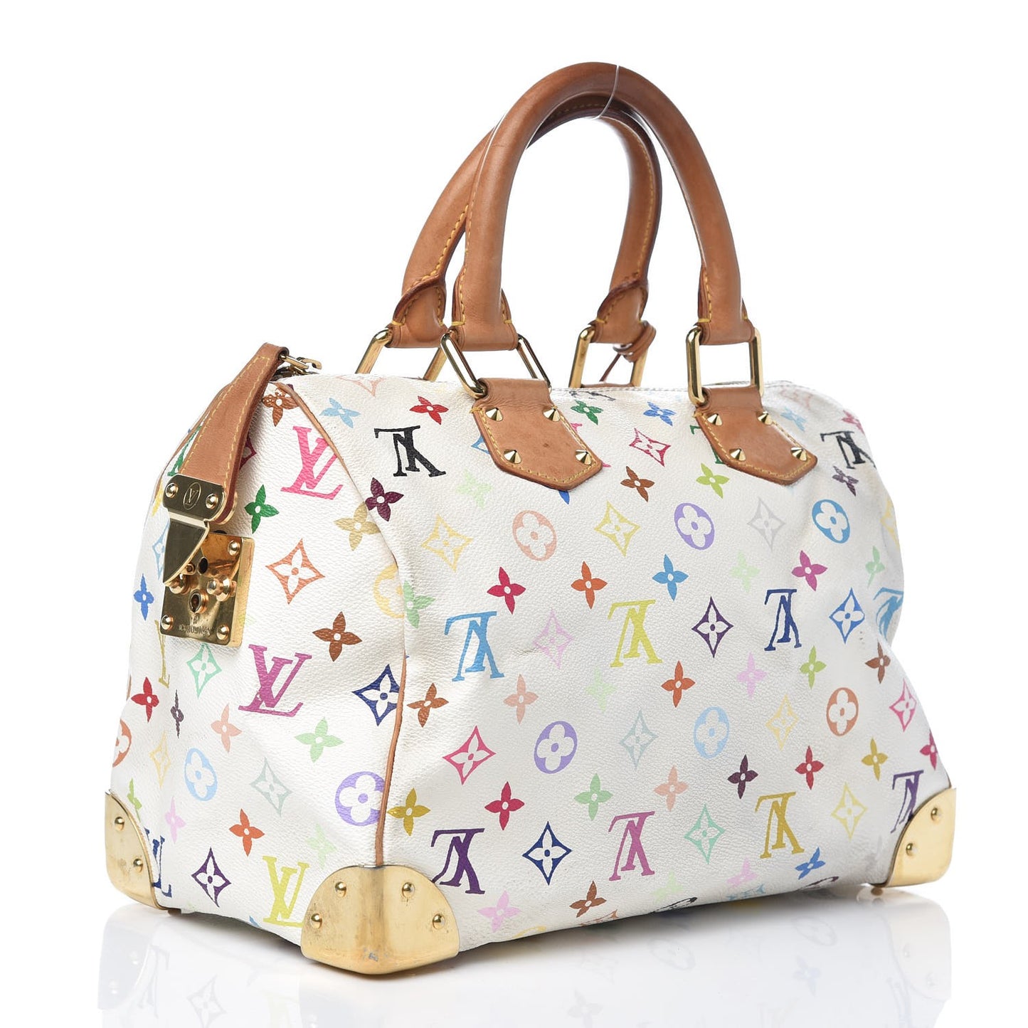 Monogram Multicolor Speedy 30 White
