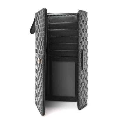Gucci Soft Microguccissima Continental Zip Wallet Black 6 of 7