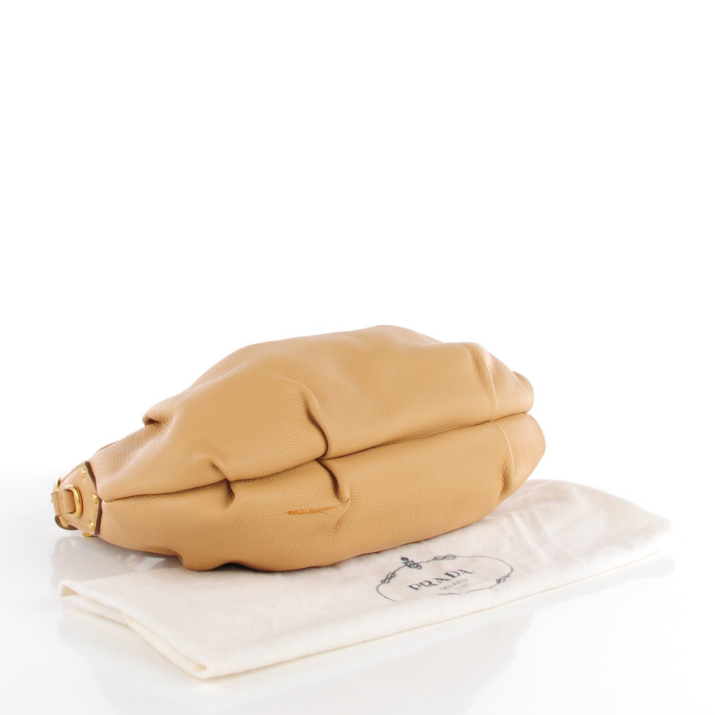 Vitello Daino Shoulder Bag Sabbia