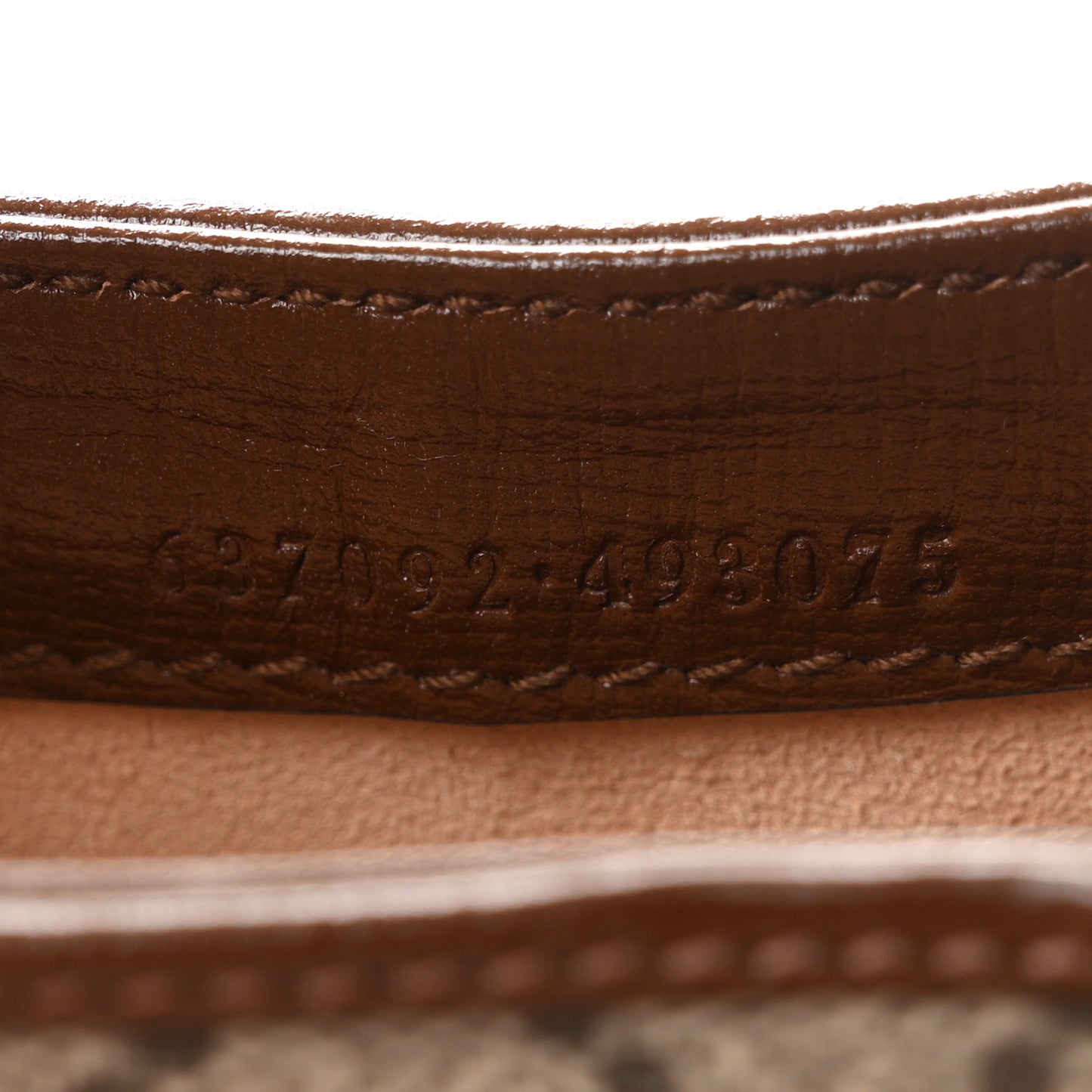 GG Supreme Monogram Azalea Calfskin Web Mini Jackie 1961 Hobo Beige Ebony Brown Sugar