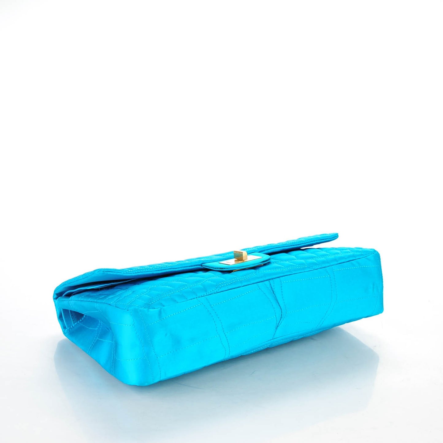 Satin Coco's Croc 2.55 Reissue 227 Flap Turquoise