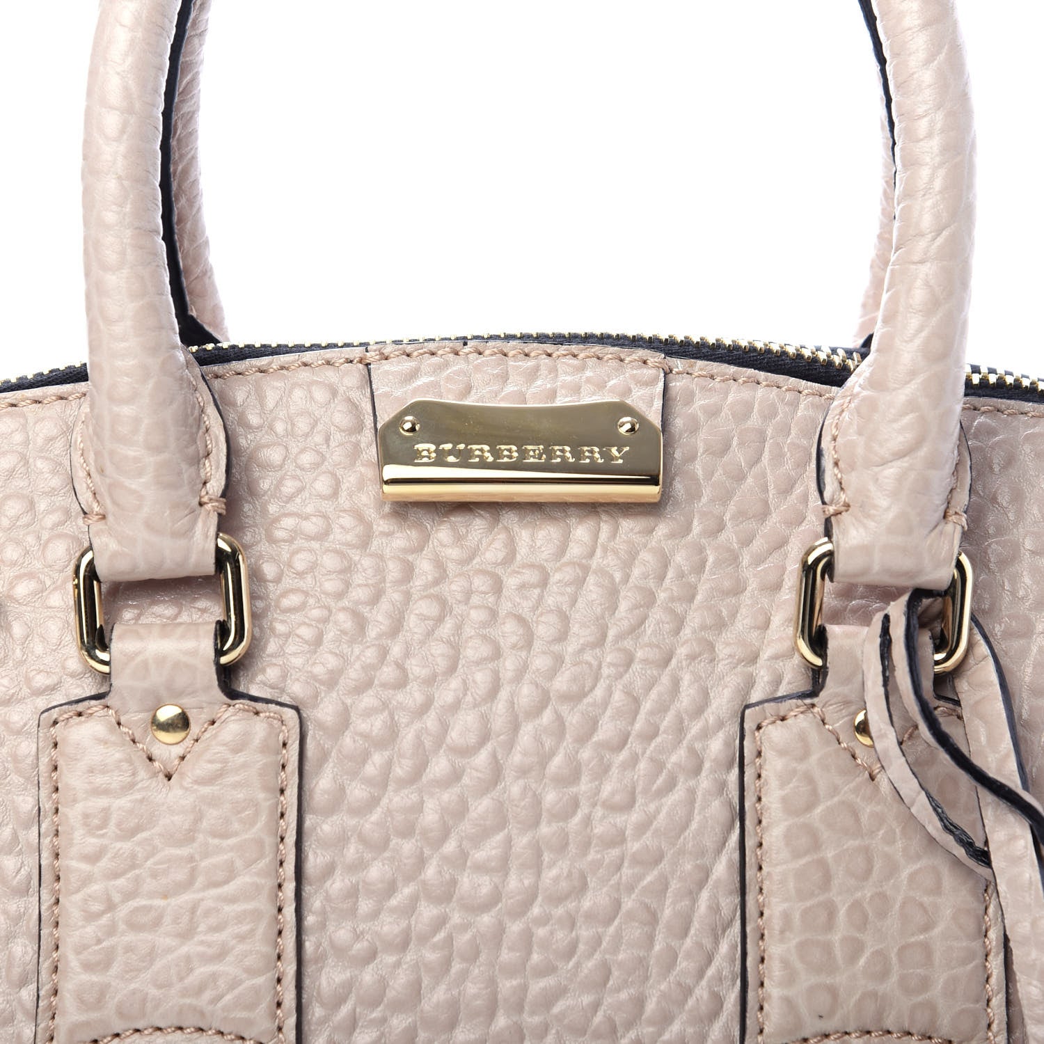 Burberry Heritage Grain Small Orchard Bowling Bag Beige 15 of 15