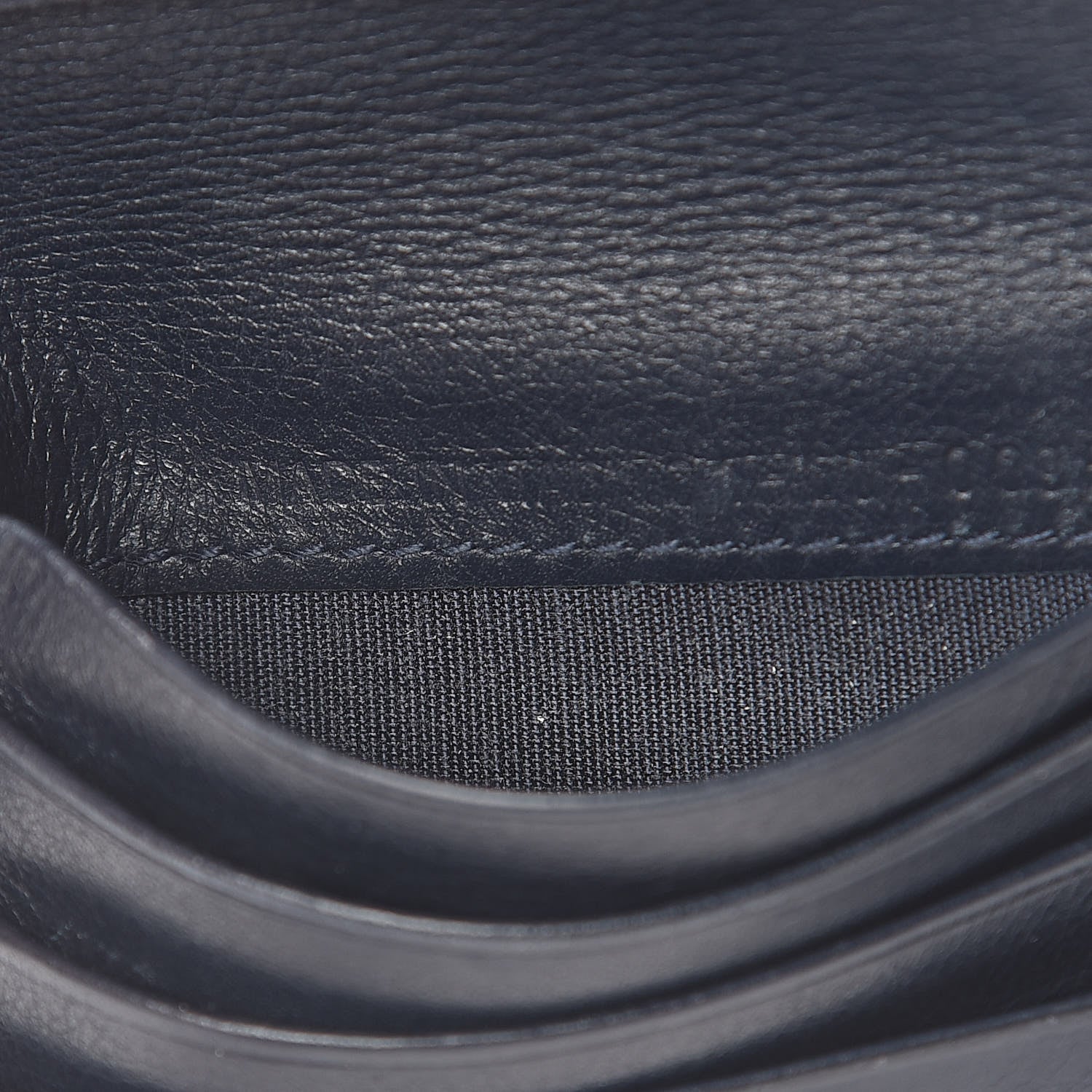 Christian Dior Monogram Compact Wallet Navy 8 of 14