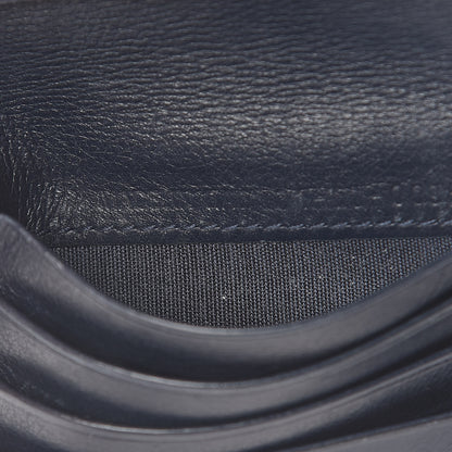 Christian Dior Monogram Compact Wallet Navy 8 of 14