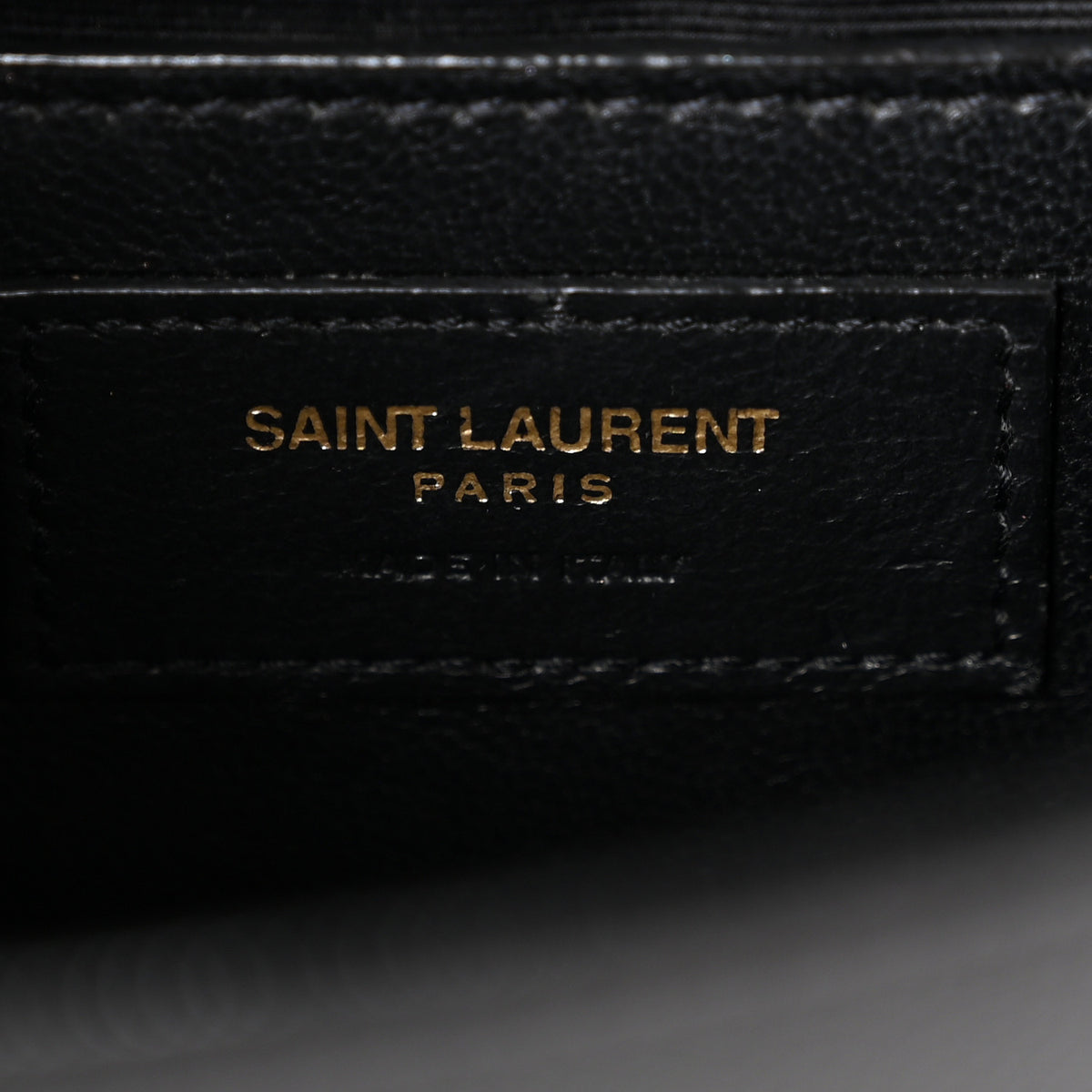 Saint Laurent Grain De Poudre Small Classic Monogram Kate Satchel Black 6 of 11