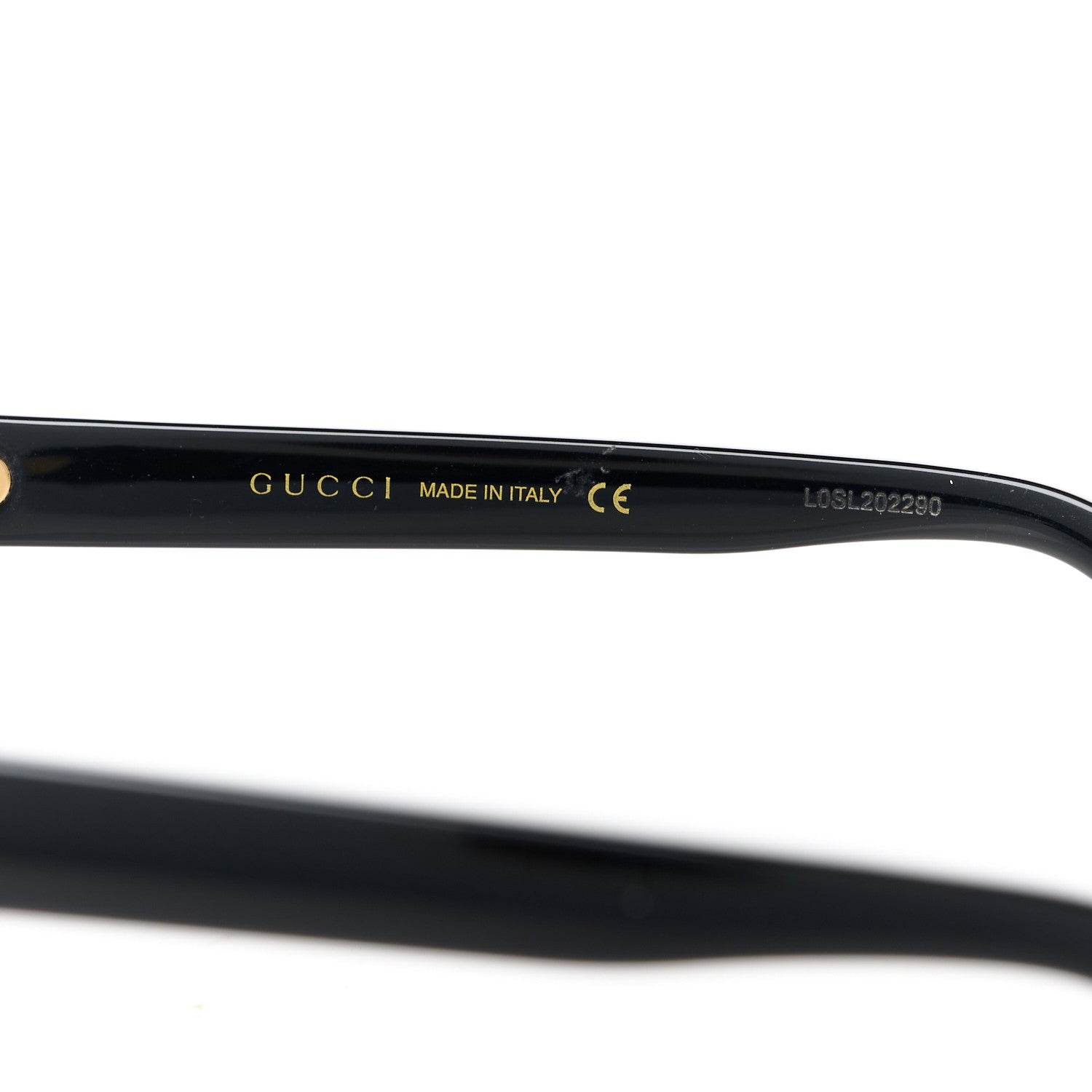 Gucci Acetate Cat Eye Eyeglasses GG 0085S Black 6 of 9