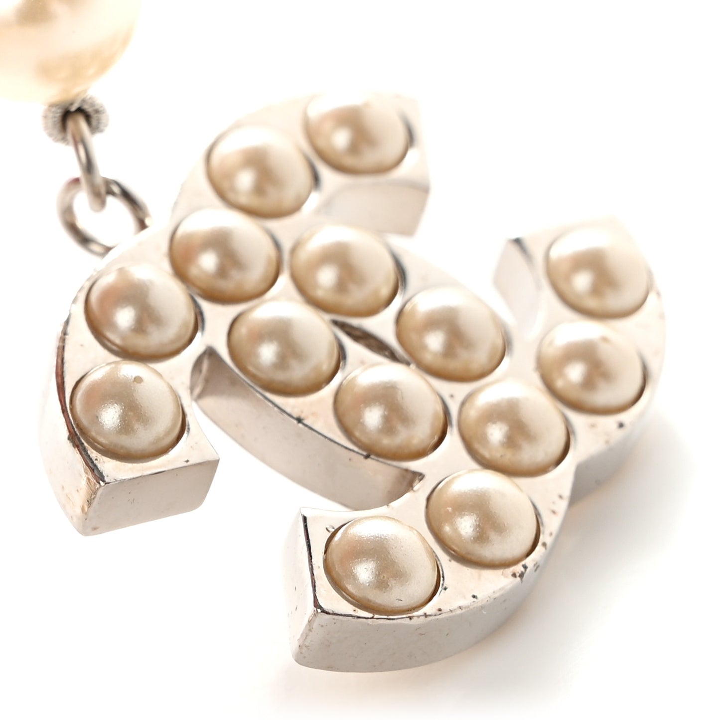 Pearl CC Double Strand Belt Silver