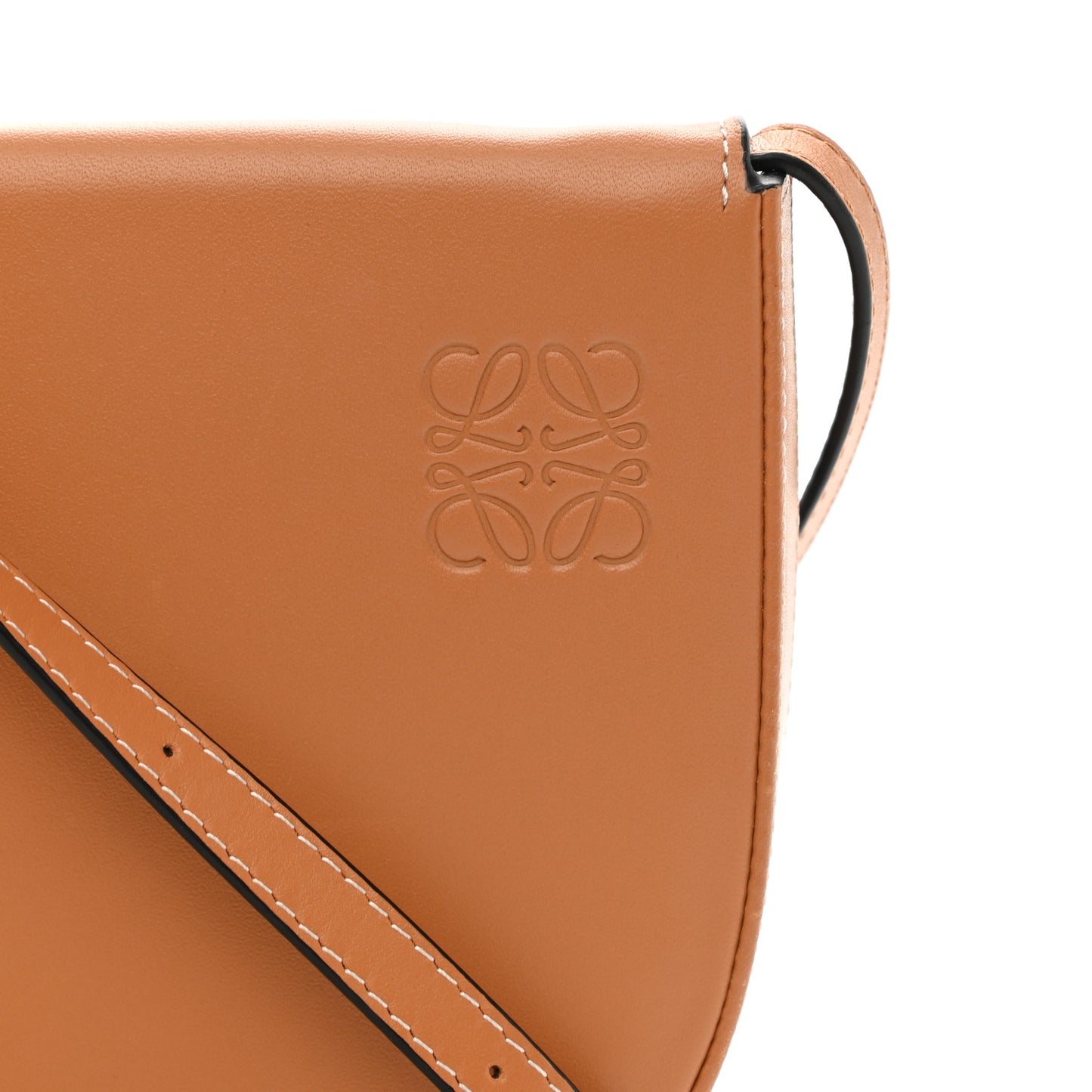 Soft Calfskin Small Heel Bag Tan