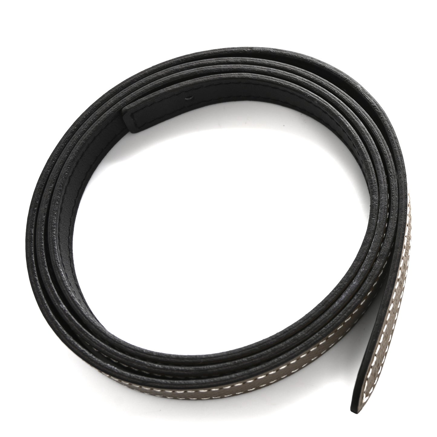Swift Epsom 13mm Belt Strap 90 36 Black Etoupe