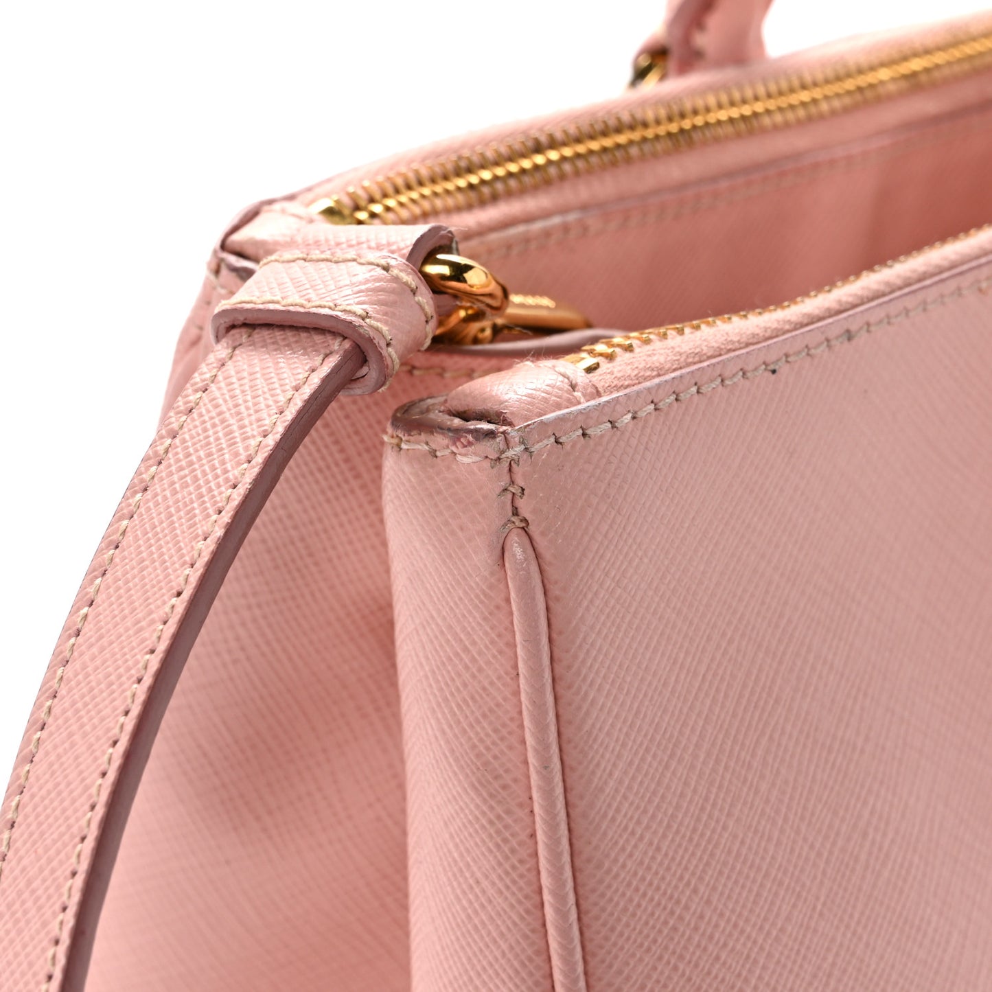 Saffiano Medium Galleria Double Zip Tote Orchidea