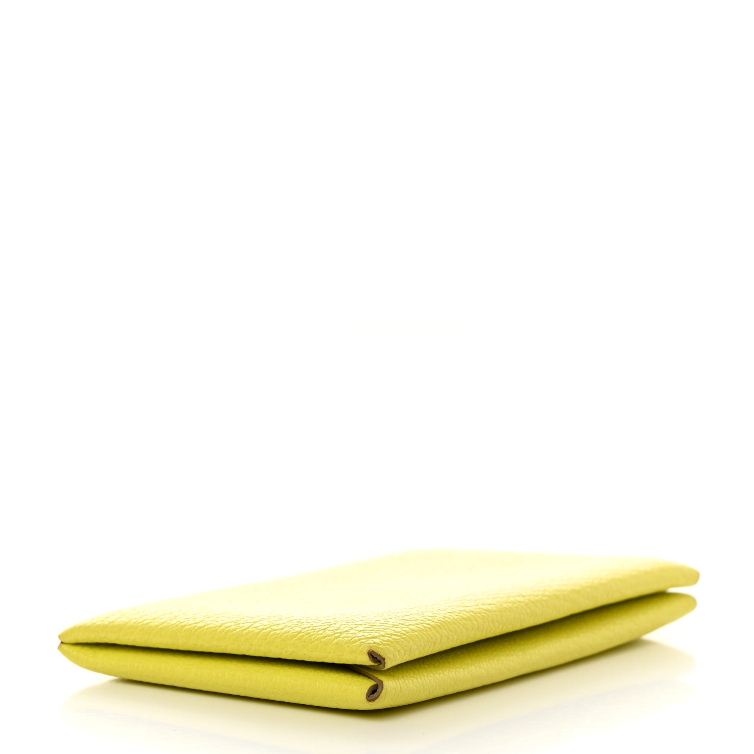 Hermes Chevre Mysore Calvi Card Case Lime 4 of 8