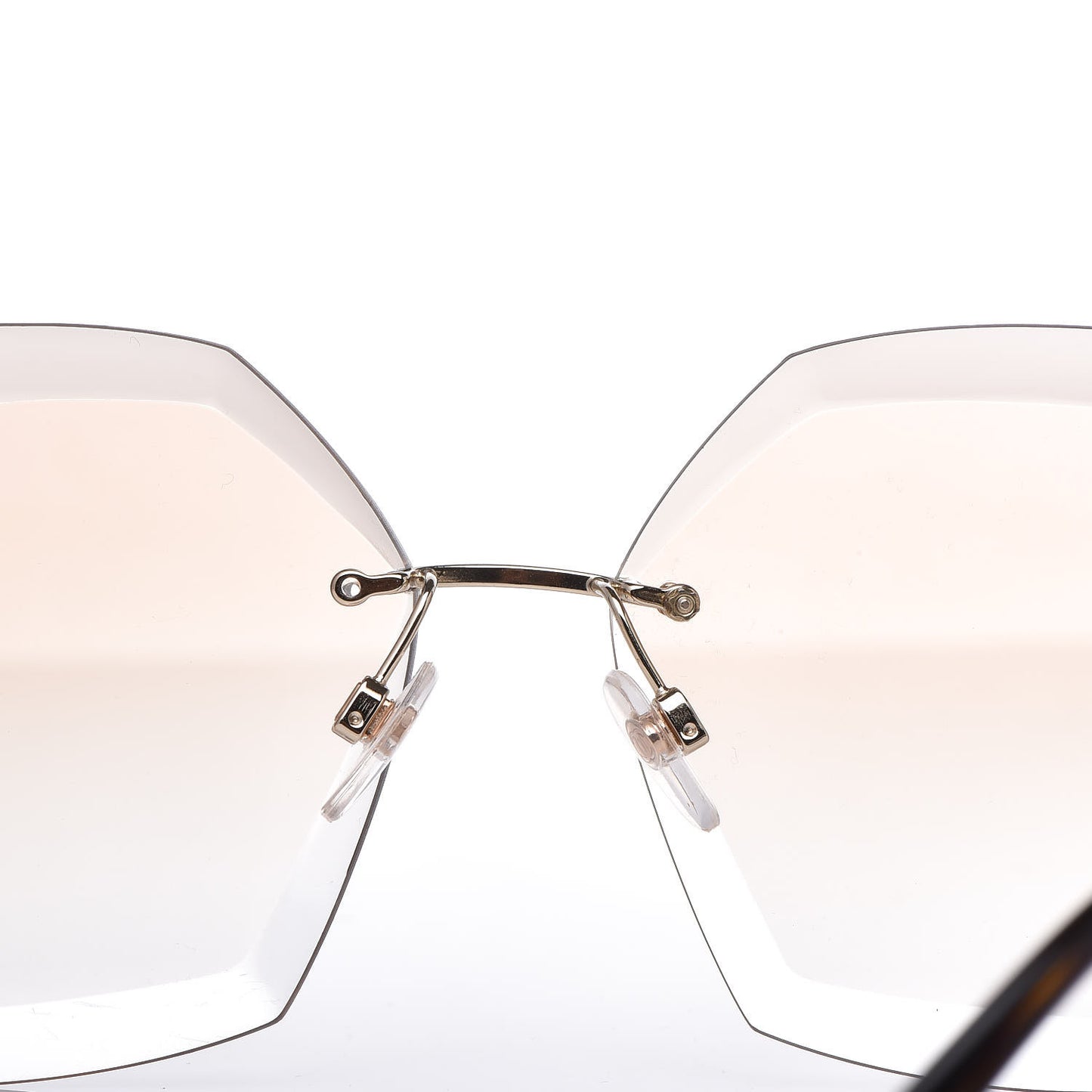 Round Sunglasses 71181 Gold Brown