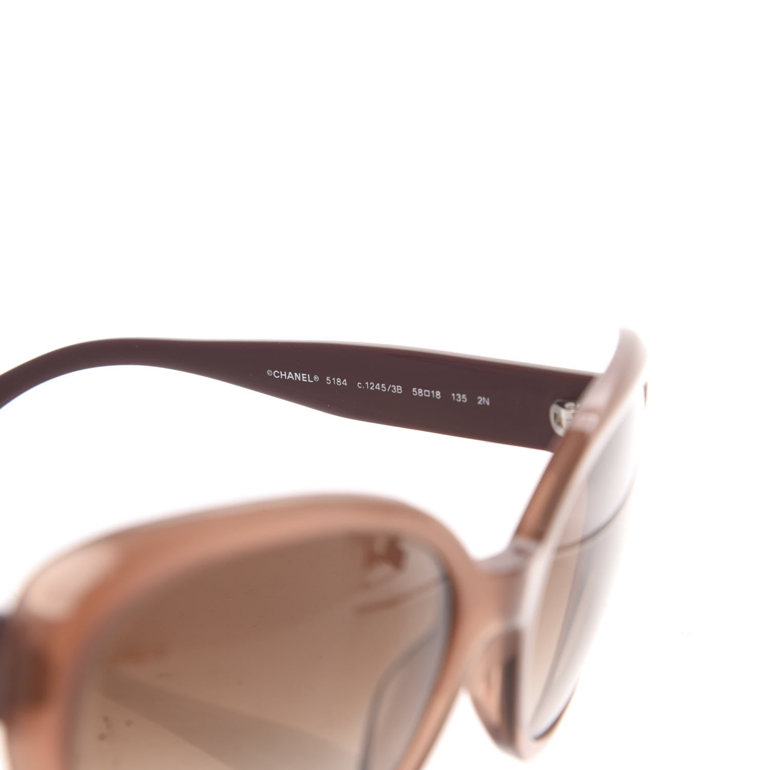 Chanel Acetate Quilted Sunglasses 5184 Tan 4 of 8