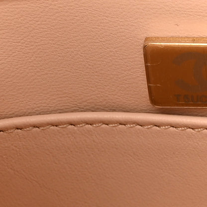 Chanel Caviar Quilted Small Coco Handle Flap White 7 of 10