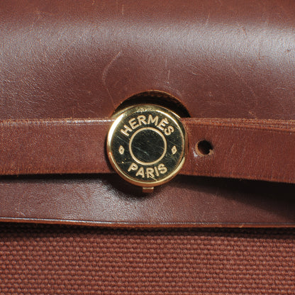 Hermes Toile Herbag PM 30 Brown 13 of 17