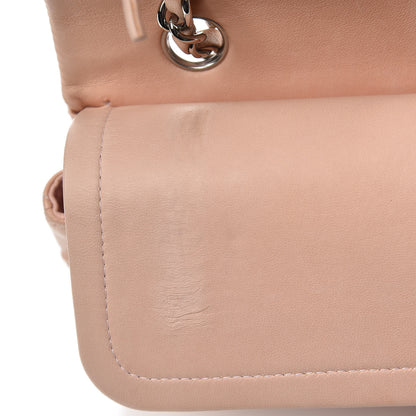 Chanel Lambskin Quilted Medium Double Flap Light Pink 17 of 25