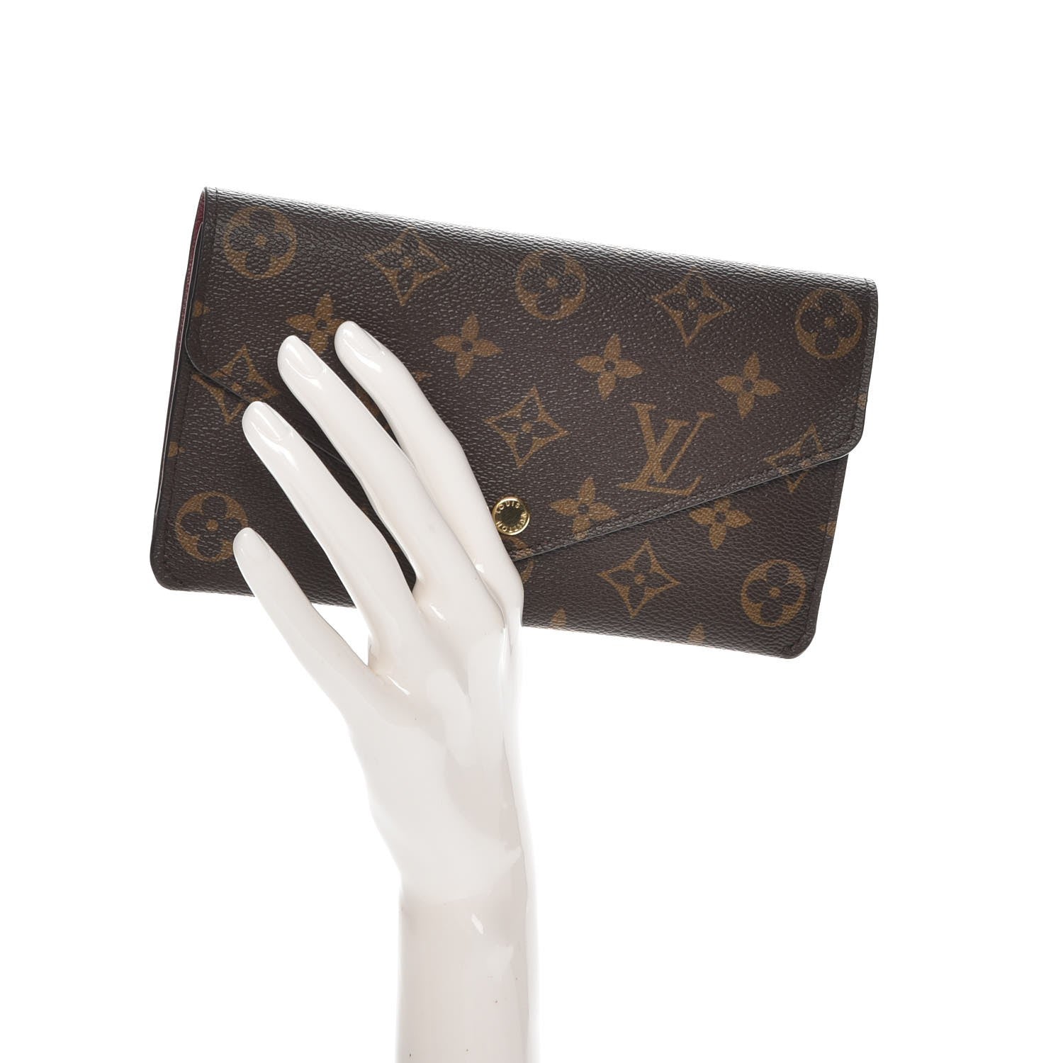 Louis Vuitton Monogram Jeanne Wallet Fuchsia 2 of 9