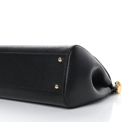 Dolce & Gabbana Dauphine Medium Miss Sicily Satchel Black 10 of 11