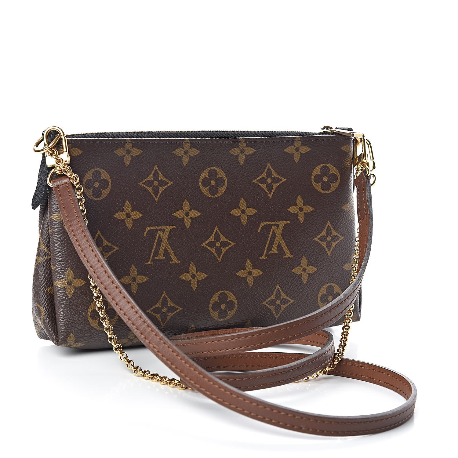Louis Vuitton Monogram Pallas Clutch Black 3 of 10