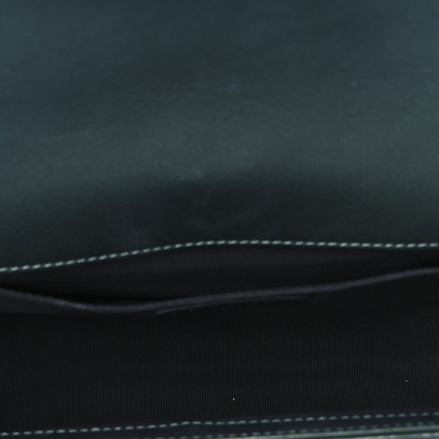 Iridescent Goatskin Quilted Medium Boy Flap Green