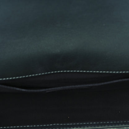 Chanel Iridescent Goatskin Quilted Medium Boy Flap Green 5 of 11