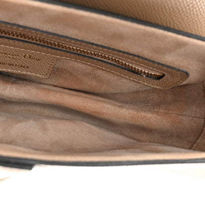Christian Dior Grained Calfskin Saddle Bag With Strap Warm Taupe 11 of 11