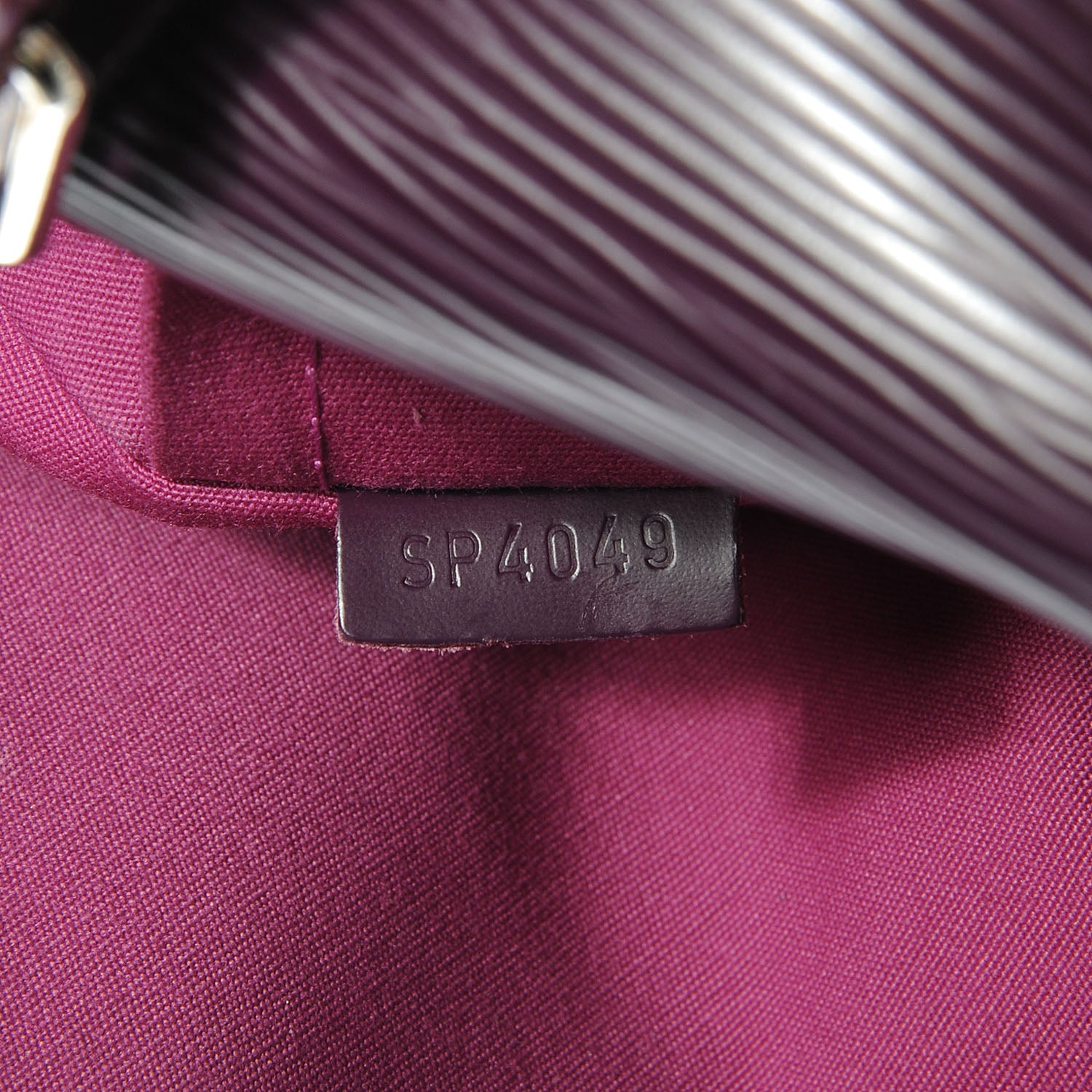 Louis Vuitton Epi Speedy 30 Cassis Purple 7 of 7