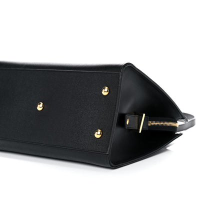 Saint Laurent Textured Calfskin Small Classic Y Cabas Black 8 of 12