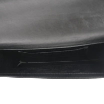 Saint Laurent Calfskin Monogram Large Belle De Jour Clutch Black 5 of 7