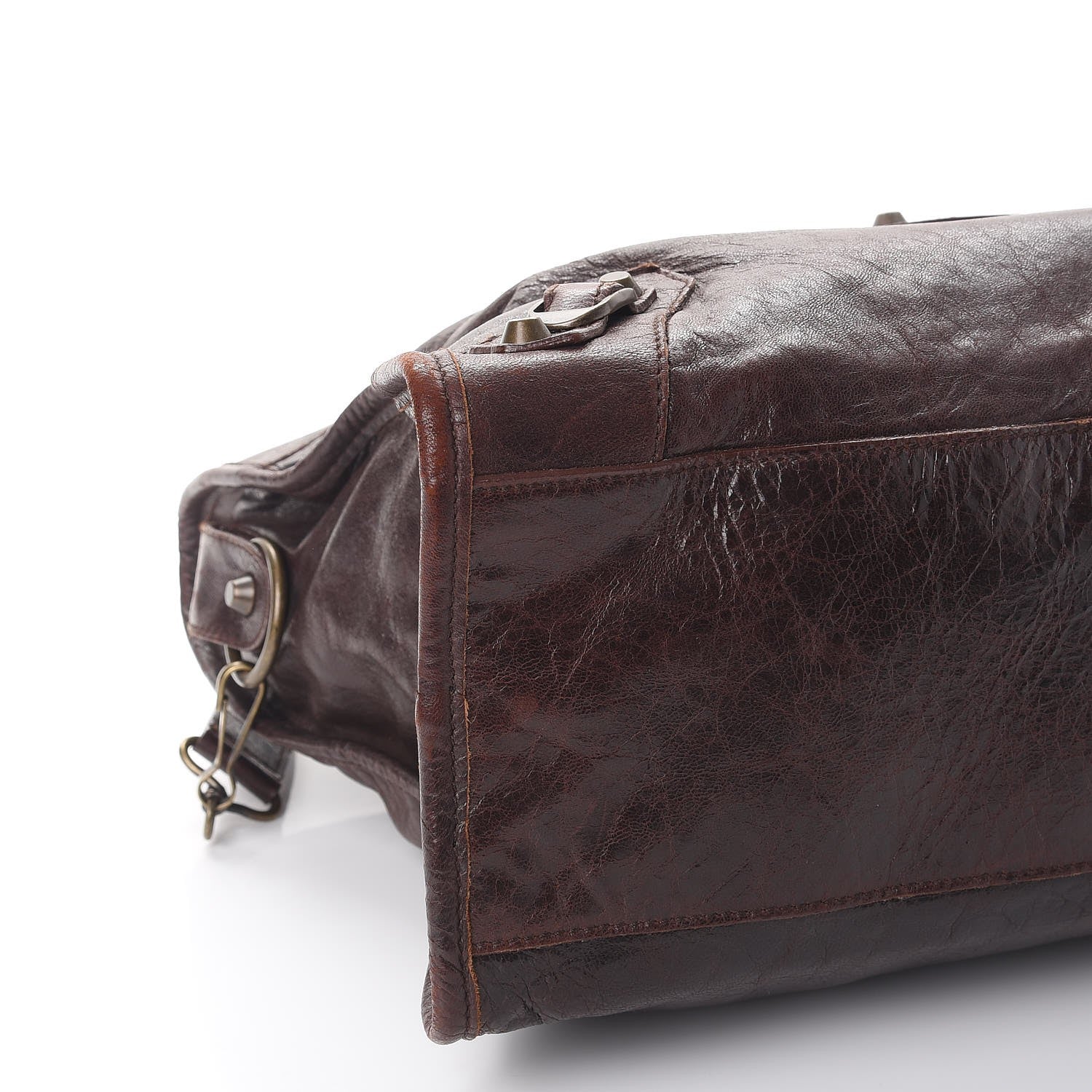 Balenciaga Chevre Classic Hardware City Chocolate 14 of 15