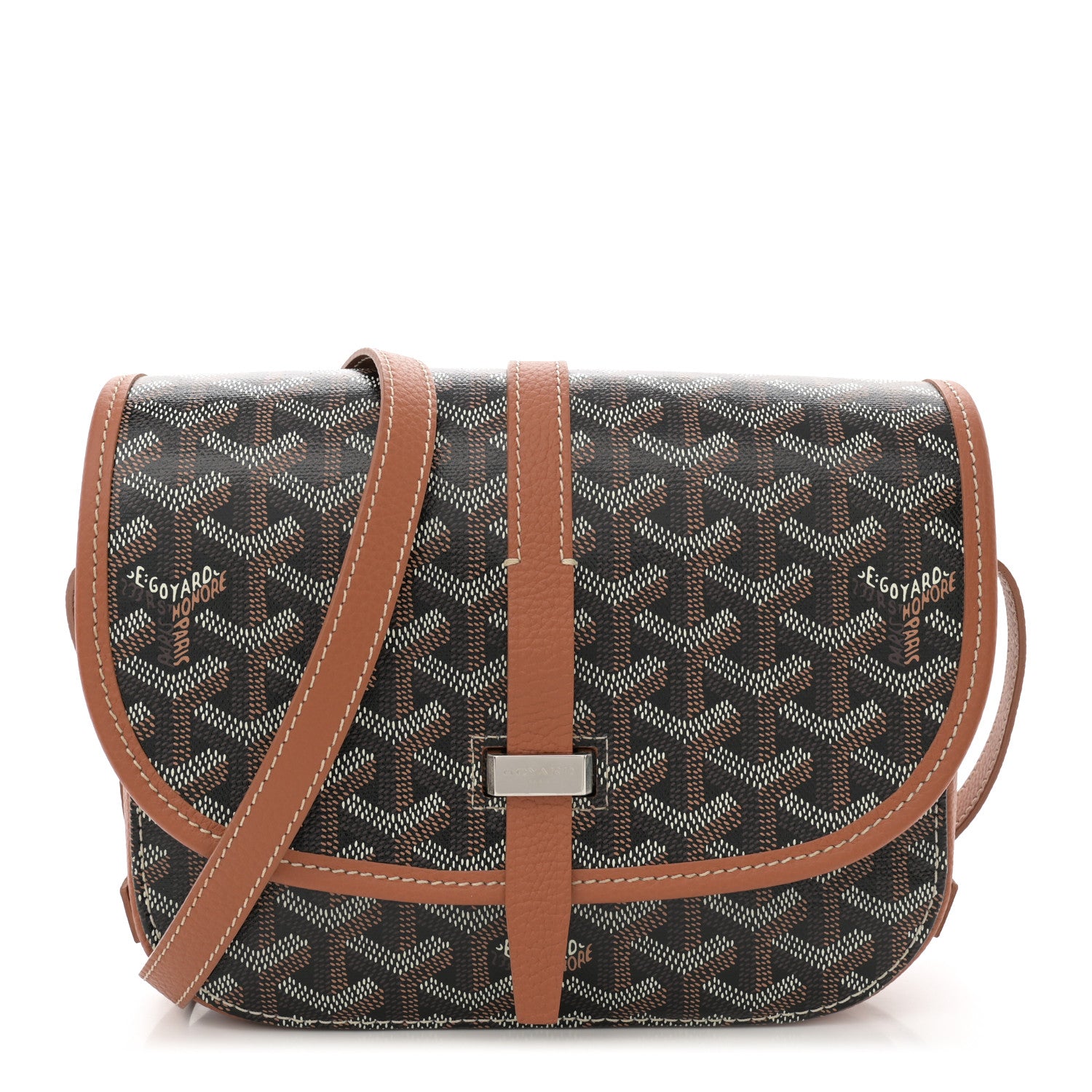 Goyard Goyardine Belvedere II PM Messenger Bag Black Gold 1 of 10