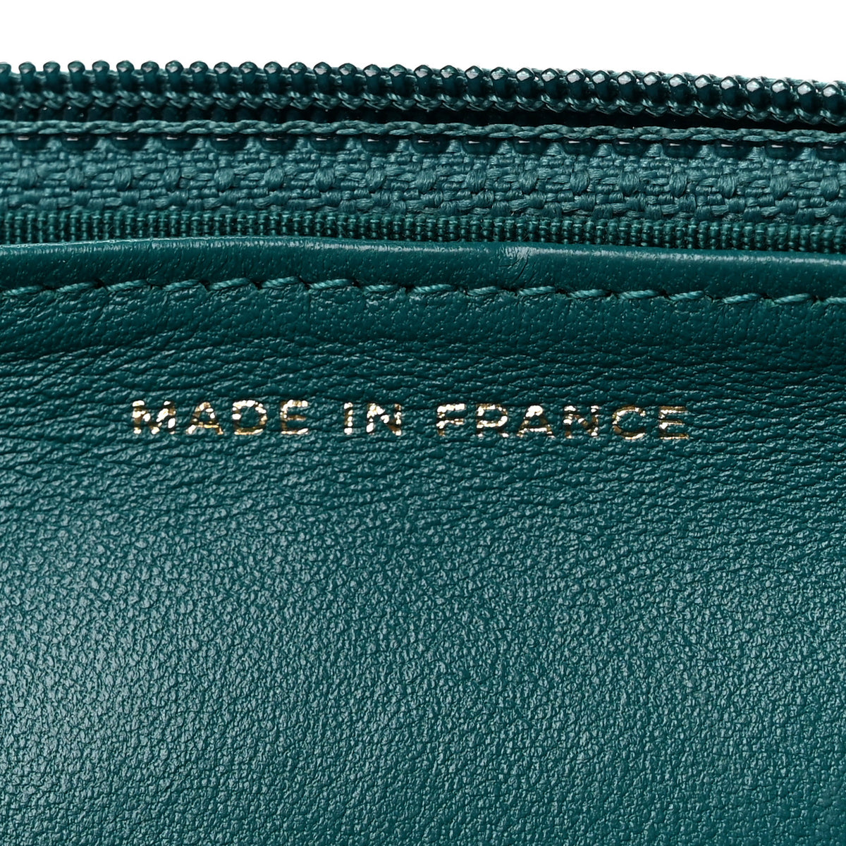 Chanel Lambskin Quilted Boy Wallet On Chain WOC Green 7 of 12