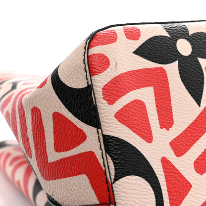 Louis Vuitton Monogram Giant Crafty NeoNoe MM Creme Rouge Black 12 of 12